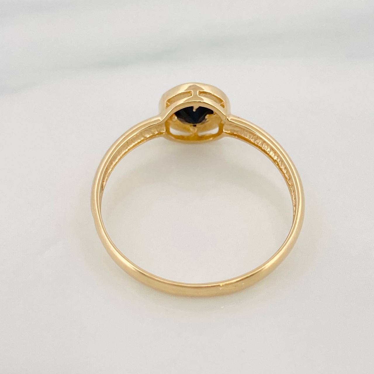 Anillo Bv 1.75g / T6 3/4 Oro Amarillo 18K