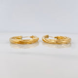 Candongas Mary Ovalada 4.5g / 3cm Oro Amarillo 18K