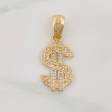 Dije Signo Peso 3.2g / 3cm Oro Amarillo 18K