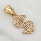 Dije Signo Peso 3.2g / 3cm Oro Amarillo 18K