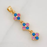 Dije Flores 1.6g / 3cm Oro Amarillo 18K