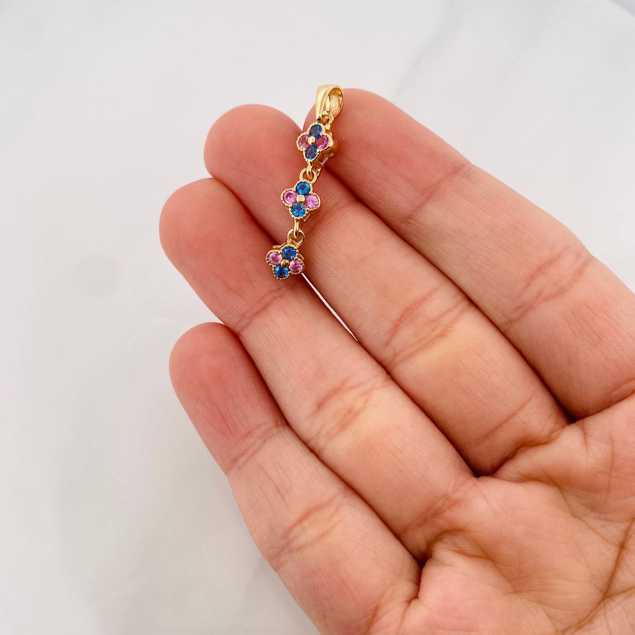 Dije Flores 1.6g / 3cm Oro Amarillo 18K