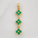 Dije Flores 1.6g / 3cm Oro Amarillo 18K