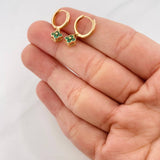 Candongas Flores 2.1g / 2cm Oro Amarillo 18K