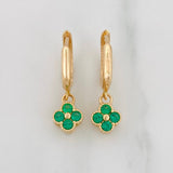 Candongas Flores 2.1g / 2cm Oro Amarillo 18K