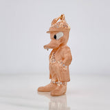 Dije Pato Serio 9.1g / 4.5cm Dos Oros Blanco Rosa 18K