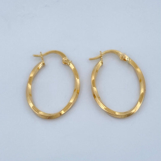 Candongas Taliana 1.2gr / T2 1/2 / Oro Amarillo 18K %