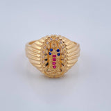 Anillo Virgen De Guadalupe 5gr / T7 1/2 / Oro Amarillo 18K $