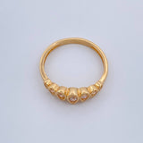 Anillo Churumbela Gota 2.2gr / T6 3/4 / Oro Amarillo 18K $