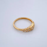 Anillo Churumbela Gota 2.2gr / T6 3/4 / Oro Amarillo 18K $