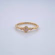 Anillo Trebol 1.75gr / T5 3/4 / Oro Amarillo 18K $