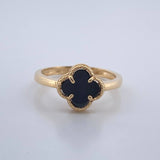 Anillo Trebol 3.05gr / T7 1/4 / Oro Amarillo Nac.Esp. 18K $