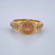 Anillo Corona RX 4.45gr / T7 1/2 / Tres Oros 18K $