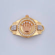 Herraje Corona RX 5.45gr / 1.9cm-Tres Oros 18K $