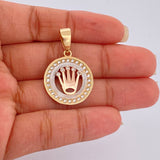 Dije Corona RX 5gr / 3.2cm-Tres Oros 18K $