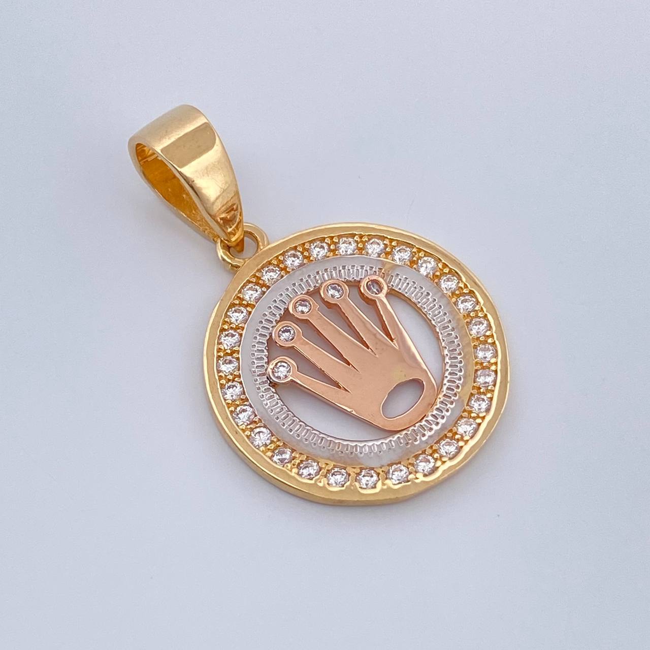 Dije Corona RX 5gr / 3.2cm-Tres Oros 18K $