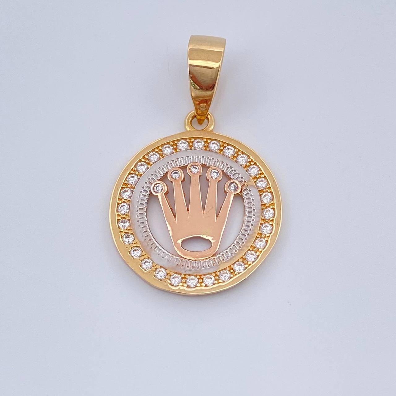 Dije Corona RX 5gr / 3.2cm-Tres Oros 18K $