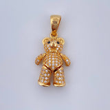 Dije Oso Articulado Moño 4.7gr / 3cm-Oro Amarillo 18K $