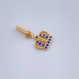 Dije Corona Real 0.7gr / 1.7cm-Oro Amarillo 18K $