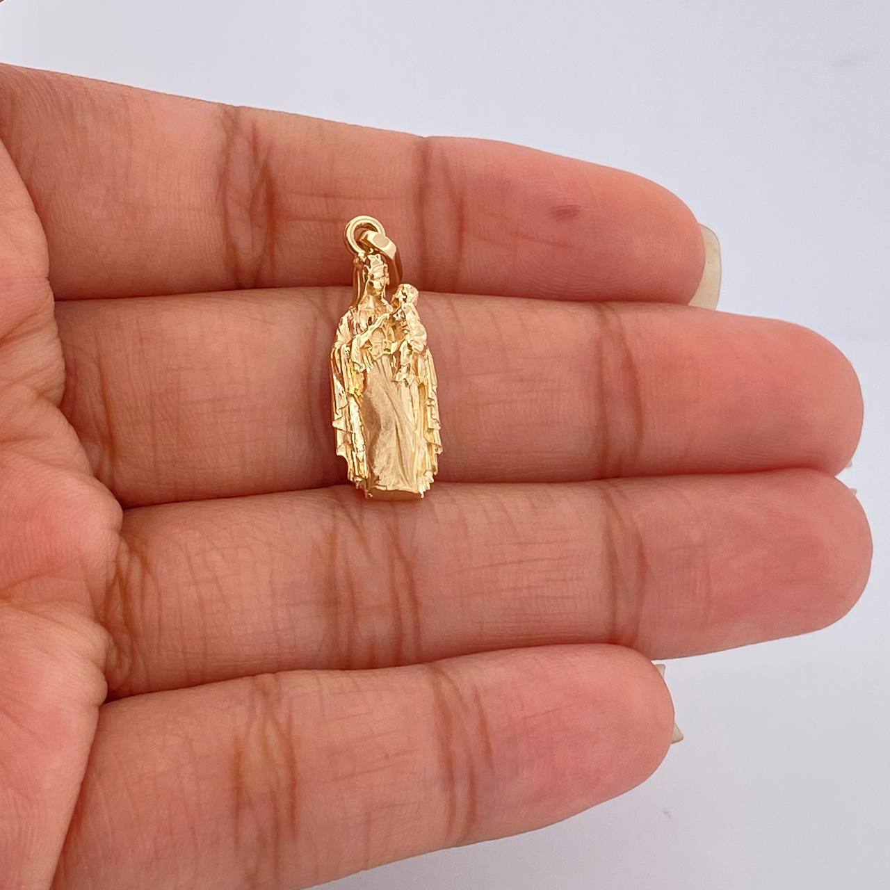 Dije Virgen Del Carmen 2.35gr / 2.8cm-Oro Amarillo 18K $