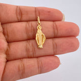 Dije Vigen Milagrosa 2.25gr / 2.8cm-Oro Amarillo 18K $