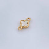 Herraje Trebol 0.65gr / 1.7cm-Oro Amarillo Nac.Esp. 18K $