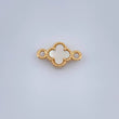 Herraje Trebol 0.65gr / 1.7cm-Oro Amarillo Nac.Esp. 18K $