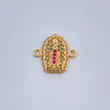 Herraje Virgen De Guadalupe 1.2gr / 1.4cm-Oro Amarillo 18K $