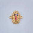 Herraje Virgen De Guadalupe 1.35gr / 1.5cm-Oro Amarillo 18K $