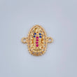 Herraje Virgen De Guadalupe 1.2gr / 1.4cm-Oro Amarillo 18K $