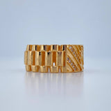 Anillo Correa Corona RX 6gr / T6 1/2 / Oro Amarillo 18K $