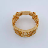 Anillo Correa Corona RX 6gr / T6 1/2 / Oro Amarillo 18K $