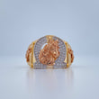 Anillo Herradura Caballo 8.55gr / T10 / Tres Oros 18K $