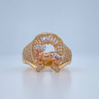 Anillo Herradura Caballo 6.95gr / T9 1/4 / Tres Oros 18K $