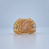 Anillo Caballo Espadas 9.55gr / T8 3/4 / Tres Oros 18K $