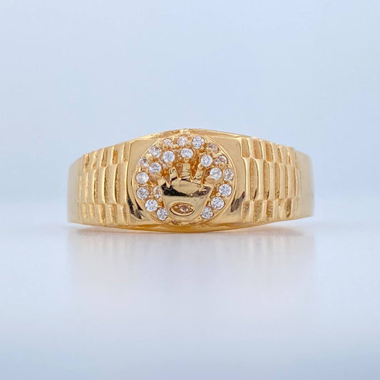 Anillo Corona RX 5.5gr / T12 / Oro Amarillo 18K $