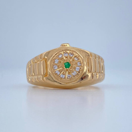 Anillo Crono Tempo 6.7gr / T11 / Oro Amarillo 18K $