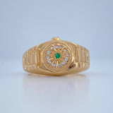 Anillo Crono Tempo 6.7gr / T11 / Oro Amarillo 18K $