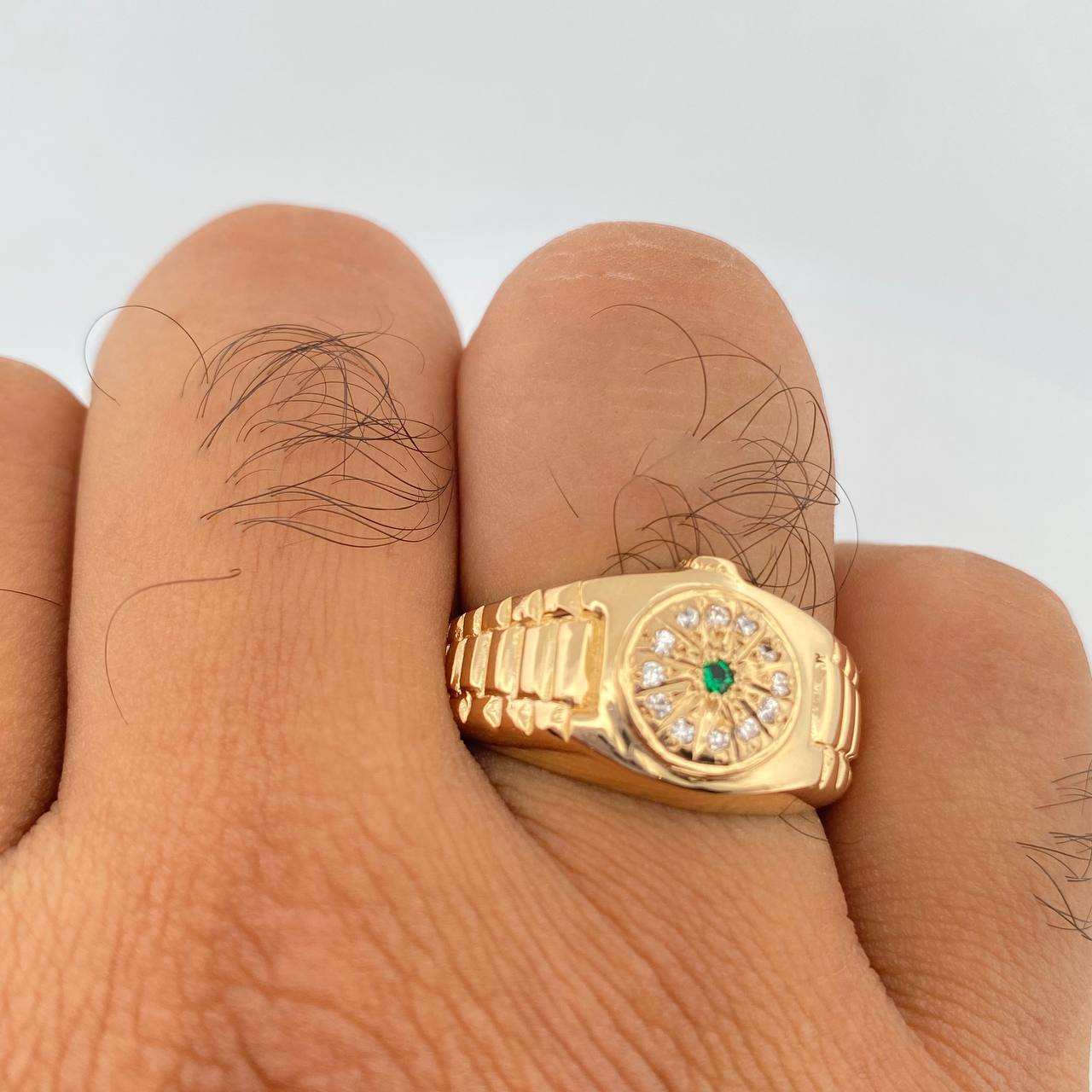 Anillo Crono Tempo 6.7gr / T11 / Oro Amarillo 18K $