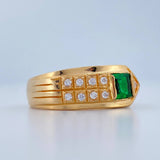 Anillo Sinturon 7.4gr / T9 3/4 / Oro Amarillo 18K $