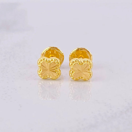 Topos Trebol 0.45g / 4.3mm Oro Amarillo 18K