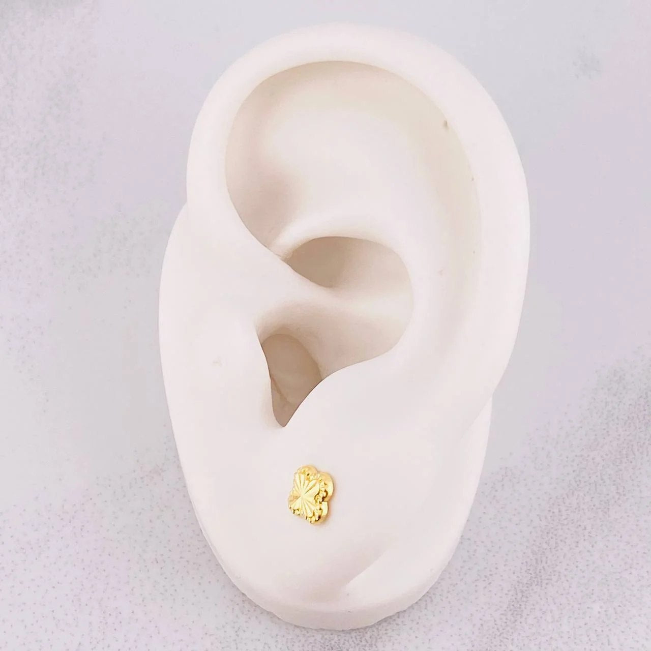 Topos Trebol 0.45g / 5mm Oro Amarillo 18K