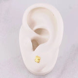 Topos Trebol 0.45g / 5mm Oro Amarillo 18K