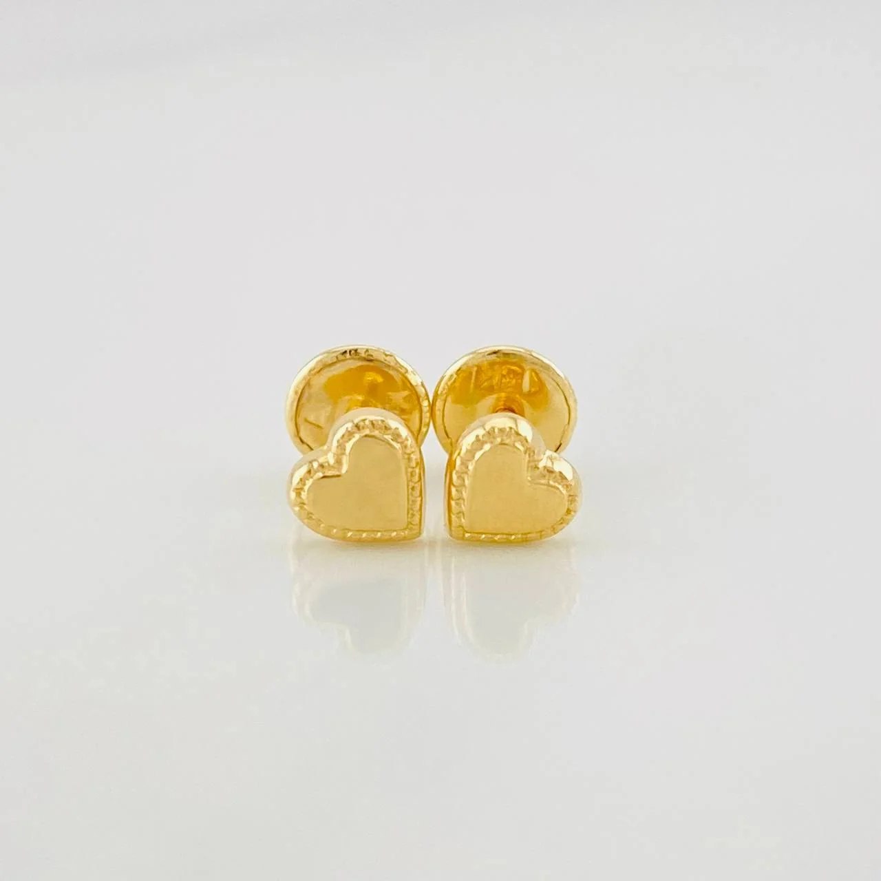 Topos Corazon 0.5g / 5mm Oro Amarillo 18K