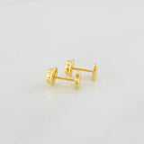 Topos Corazon 0.5g / 5mm Oro Amarillo 18K