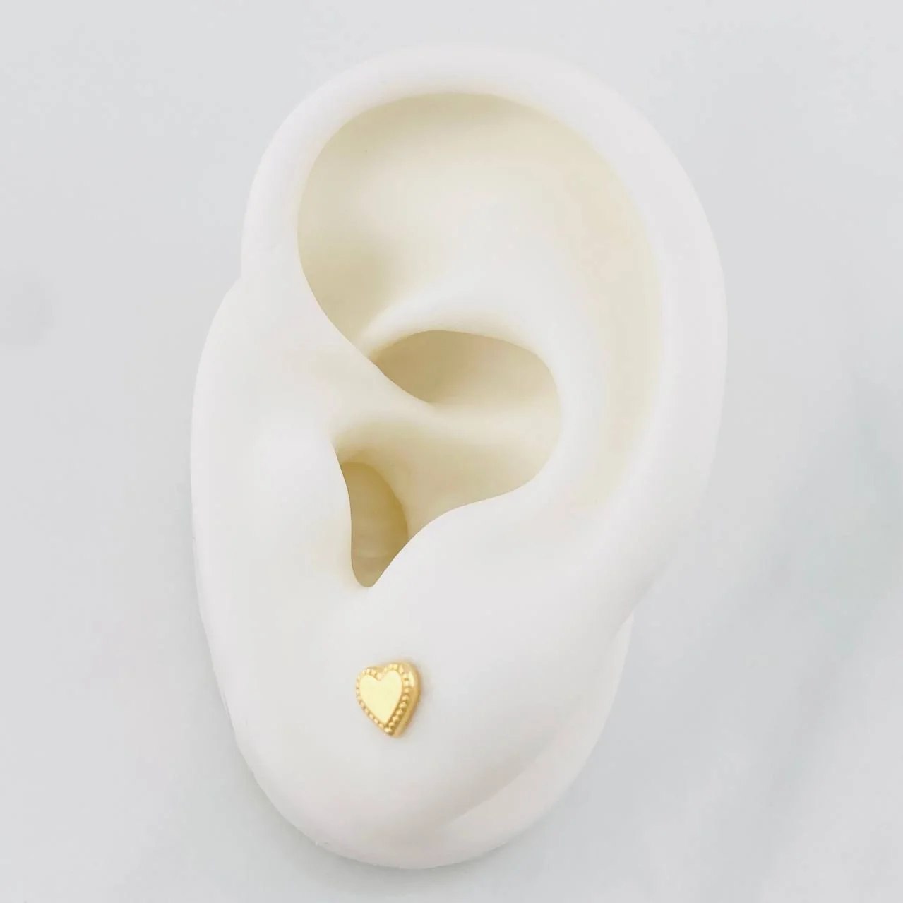 Topos Corazon 0.5g / 5mm Oro Amarillo 18K