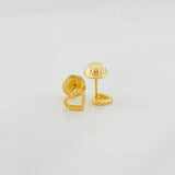 Topos Silueta Corazon 0.55g / 5mm Oro Amarillo 18K
