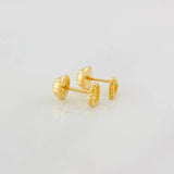Topos Silueta Corazon 0.55g / 5mm Oro Amarillo 18K