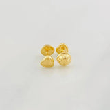 Topos Corazon Bordeado 0.5g / 5mm Oro Amarillo 18K