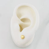 Topos Corazon Bordeado 0.5g / 5mm Oro Amarillo 18K